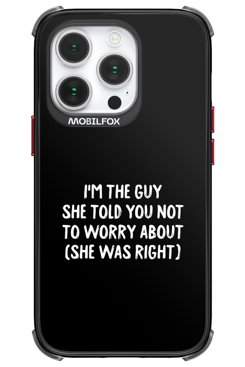 She was right 2.0 - Apple iPhone 14 Pro