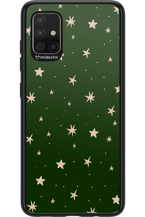 Forest Green Stars - Samsung Galaxy A51