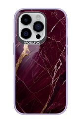 Burgundy Marble - Apple iPhone 14 Pro