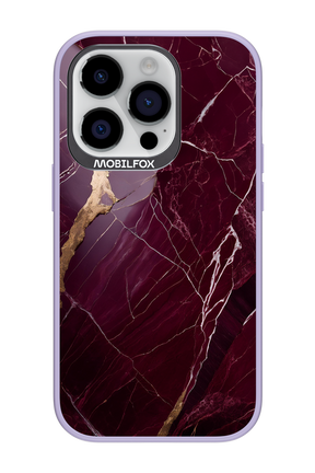 Burgundy Marble - Apple iPhone 14 Pro