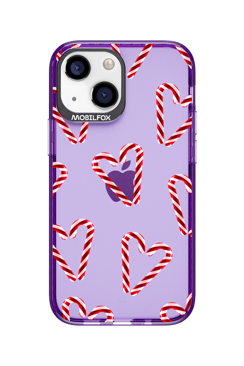 Candy Cane Hearts - Apple iPhone 13 Mini
