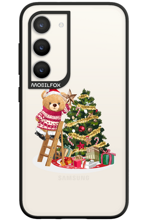 Christmas Bear (Transparent) - Samsung Galaxy S23