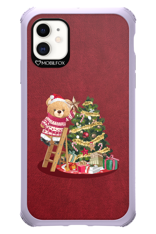 Christmas Bear (Burgundy) - Apple iPhone 11