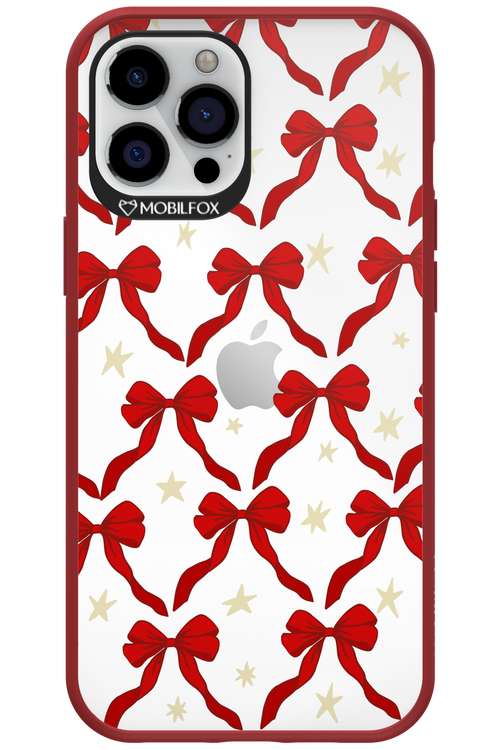 Bow & Stars (Transparent) - Apple iPhone 12 Pro Max