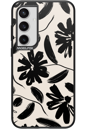 Monochrome Flowerss - Samsung Galaxy S24+