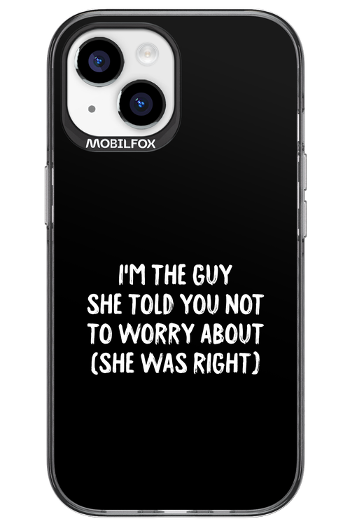 She was right 2.0 - Apple iPhone 15