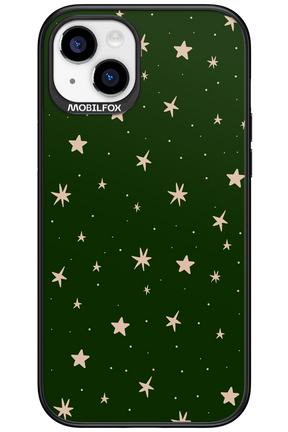Forest Green Stars - Apple iPhone 15 Plus