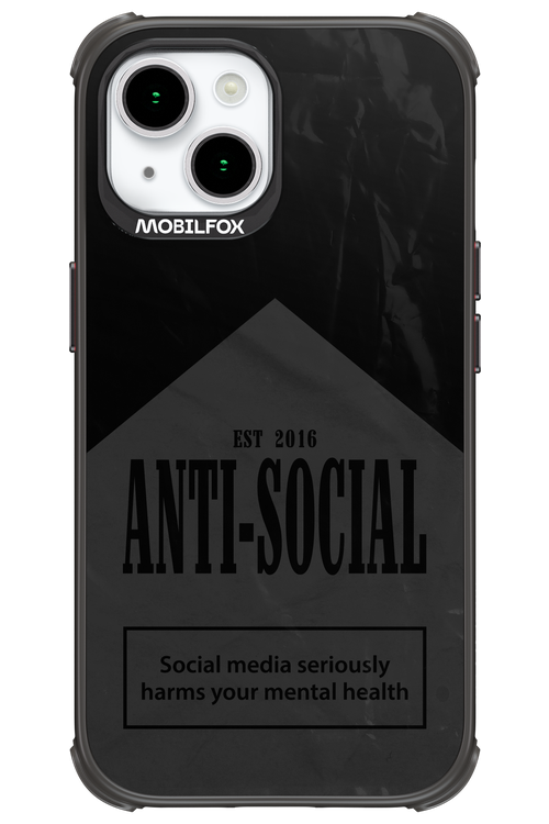 ANTI-SOCIAL (BLVCK) 2.0 - Apple iPhone 15