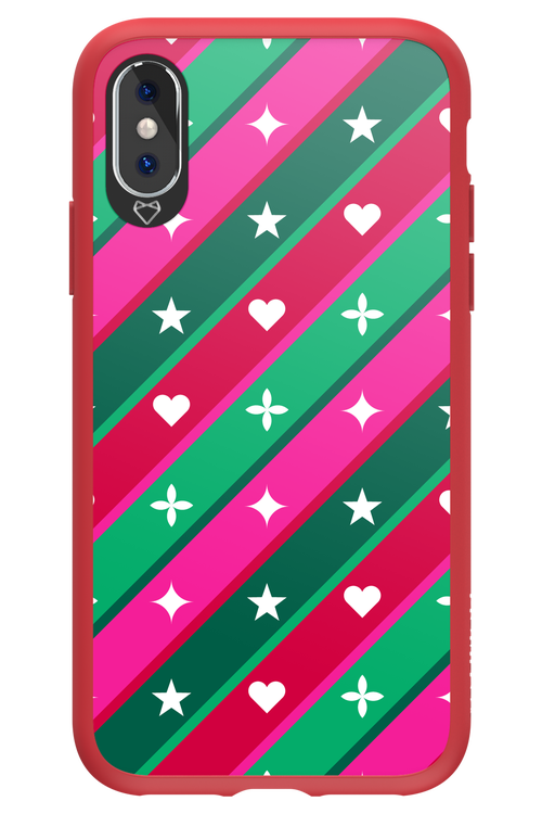 Christmas Stripes - Apple iPhone XS