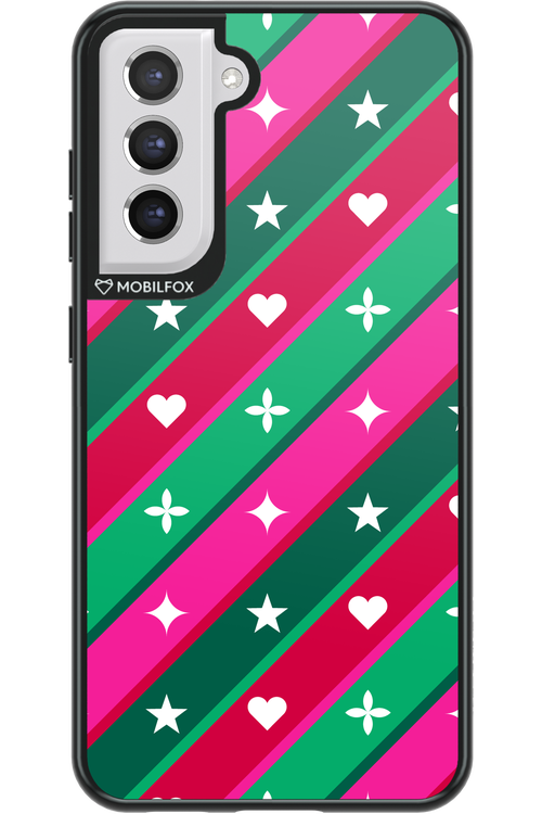 Christmas Stripes - Samsung Galaxy S21 FE