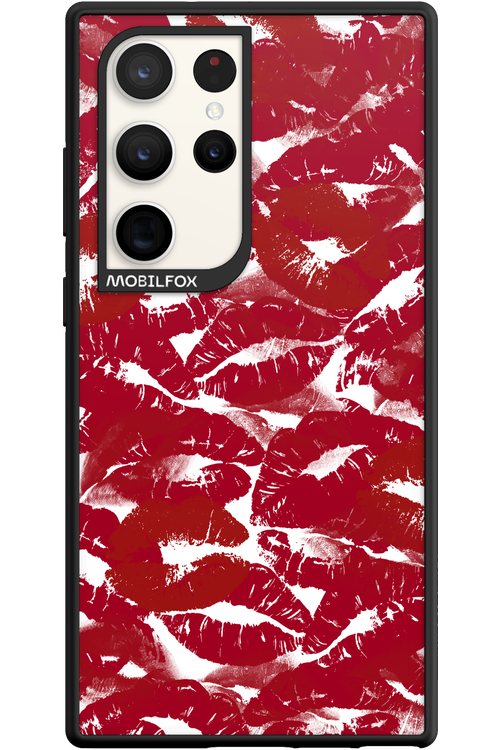 Burgundy and Kiss 2.0 - Samsung Galaxy S23 Ultra