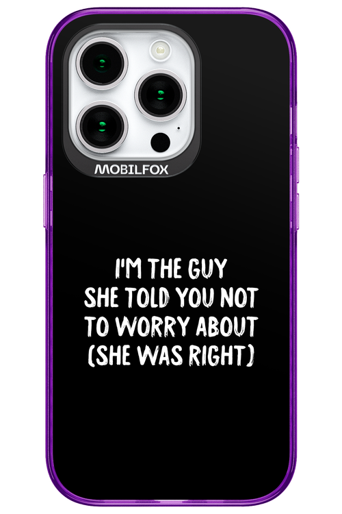 She was right 2.0 - Apple iPhone 15 Pro