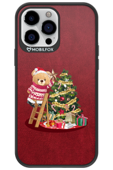 Christmas Bear (Burgundy) - Apple iPhone 13 Pro Max