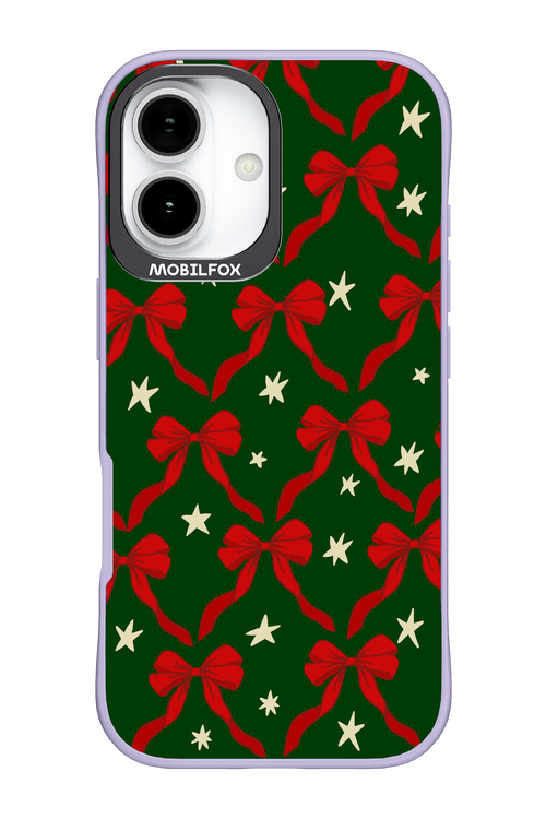 Bow & Stars (Green) - Apple iPhone 17