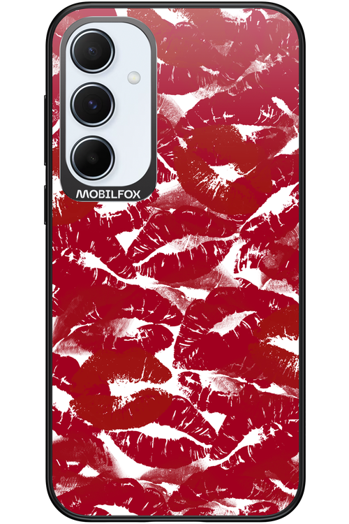 Burgundy and Kiss 2.0 - Samsung Galaxy A55