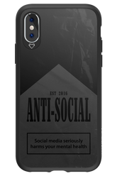 ANTI-SOCIAL (BLVCK) 2.0 - Apple iPhone XS
