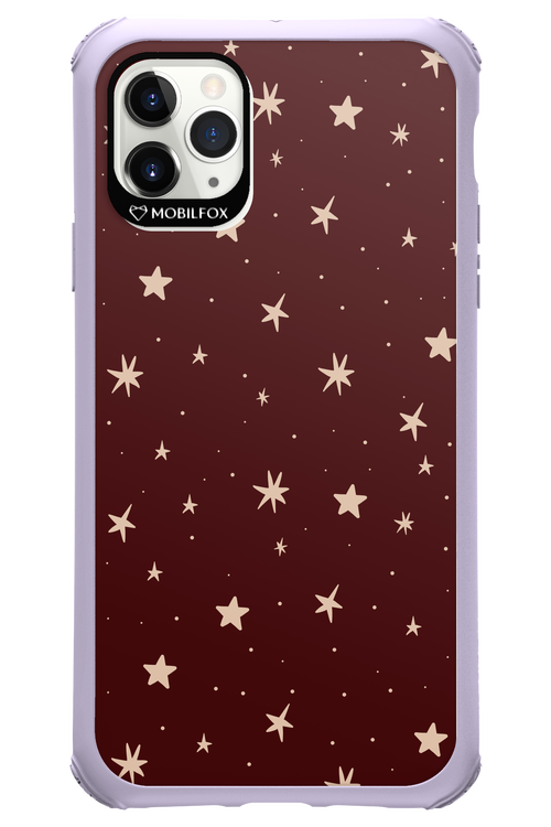 Burgundy Stars - Apple iPhone 11 Pro Max