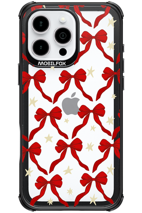 Bow & Stars (Transparent) - Apple iPhone 16 Pro Max