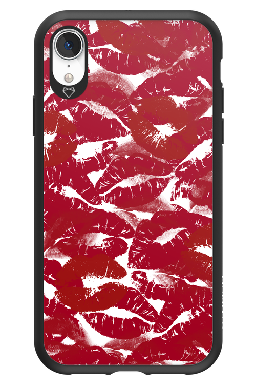 Burgundy and Kiss 2.0 - Apple iPhone XR