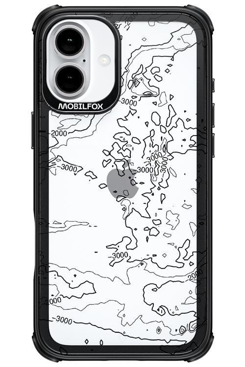 Contour Map - Apple iPhone 16 Plus