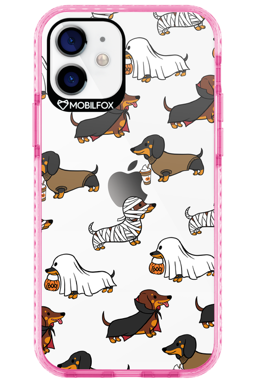 Scary Dachshund (Transparent) - Apple iPhone 12