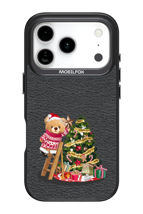 Christmas Bear (Leather) - Apple iPhone 17 Pro