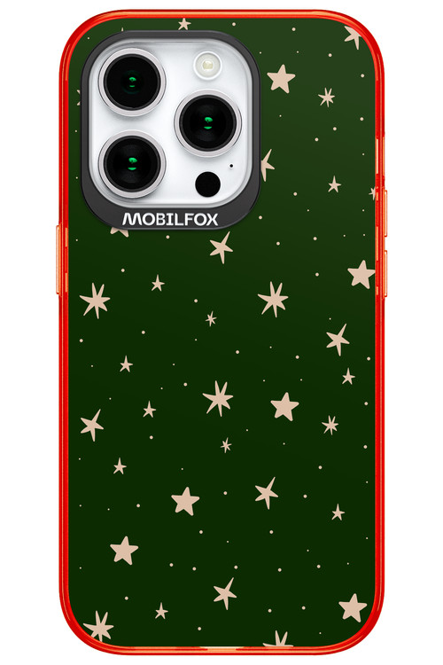Forest Green Stars - Apple iPhone 15 Pro