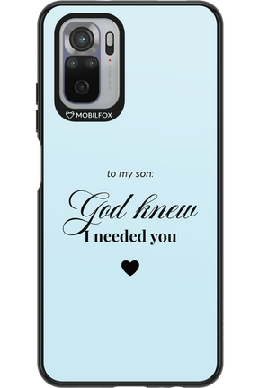 To My Son - Xiaomi Redmi Note 10