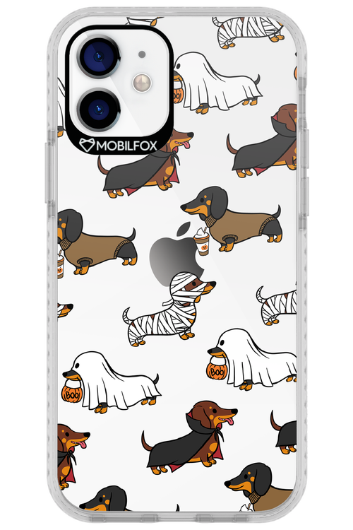 Scary Dachshund (Transparent) - Apple iPhone 12