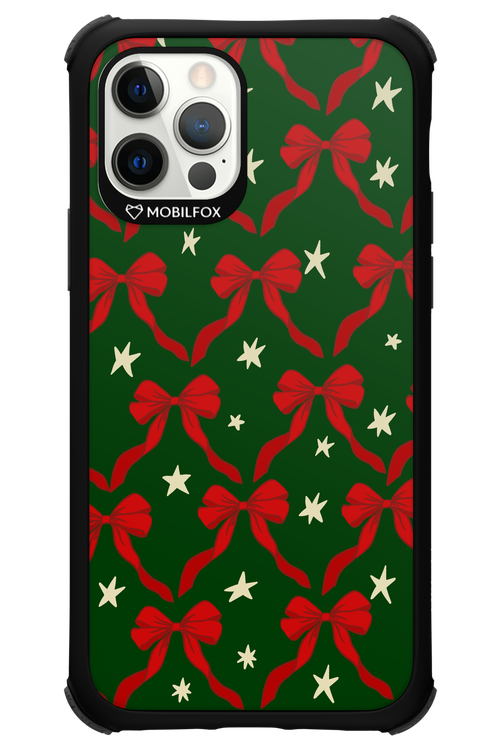 Bow & Stars (Green) - Apple iPhone 12 Pro