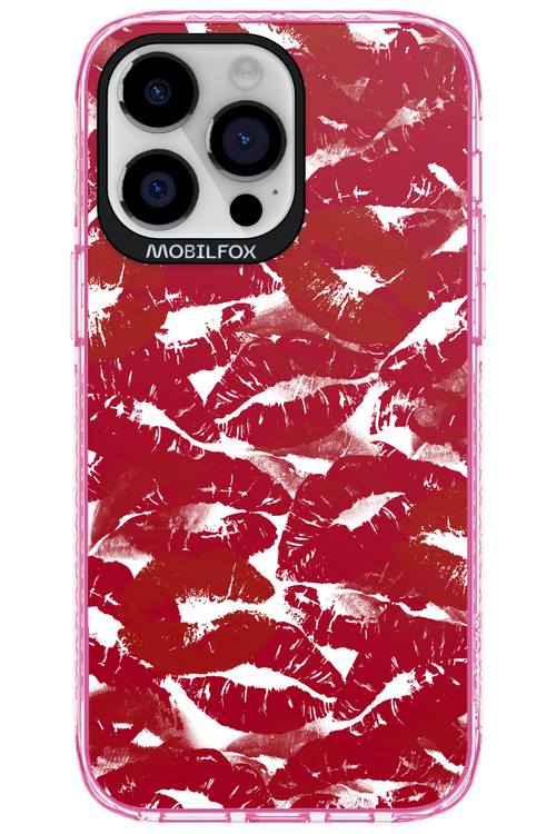 Burgundy and Kiss 2.0 - Apple iPhone 14 Pro Max