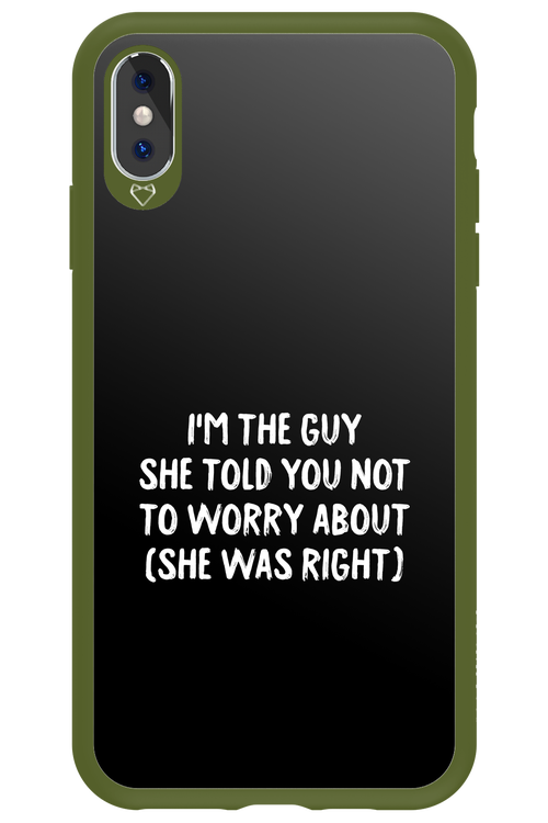 She was right 2.0 - Apple iPhone XS Max