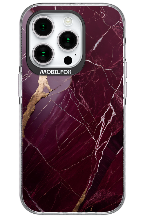 Burgundy Marble 2.0 - Apple iPhone 15 Pro