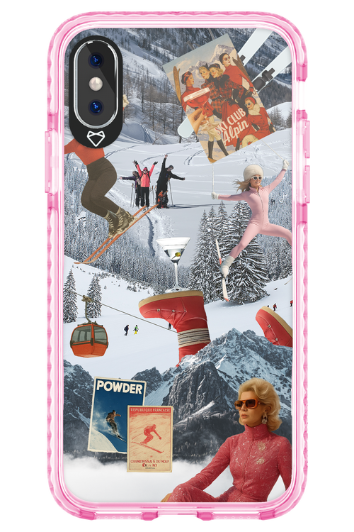 Pink Jump - Apple iPhone X