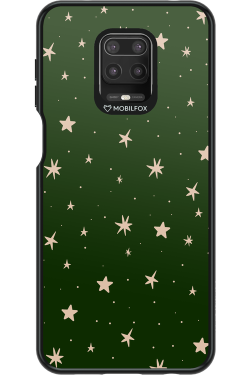 Forest Green Stars - Xiaomi Redmi Note 9 Pro