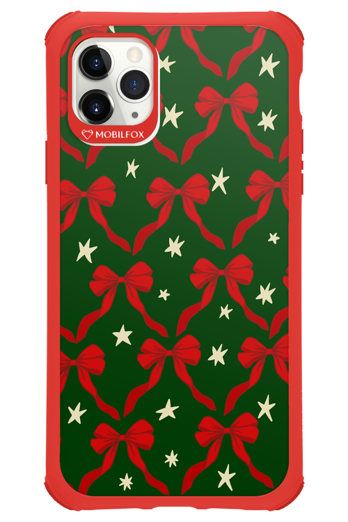 Bow & Stars (Green) - Apple iPhone 11 Pro Max