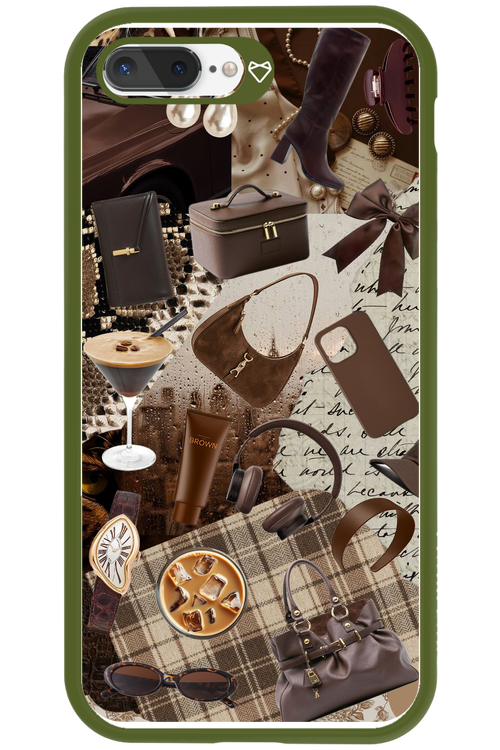 Brown Love - Apple iPhone 8 Plus