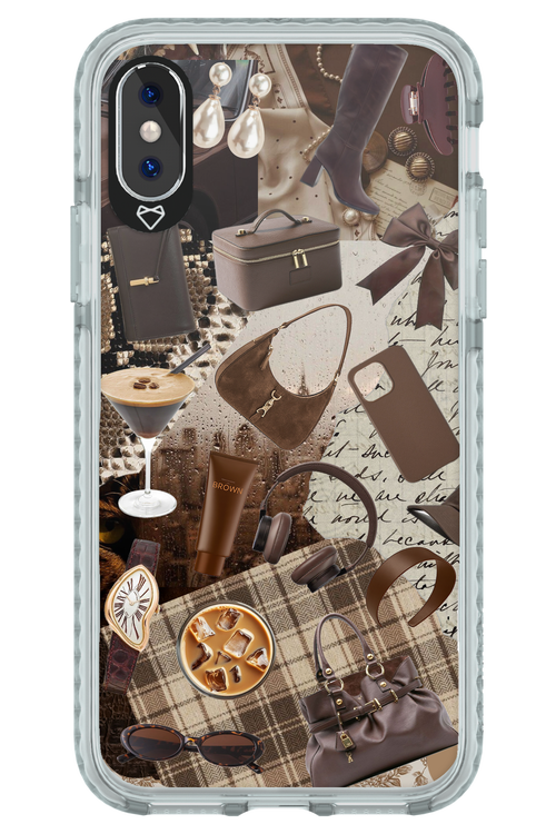 Brown Love - Apple iPhone X