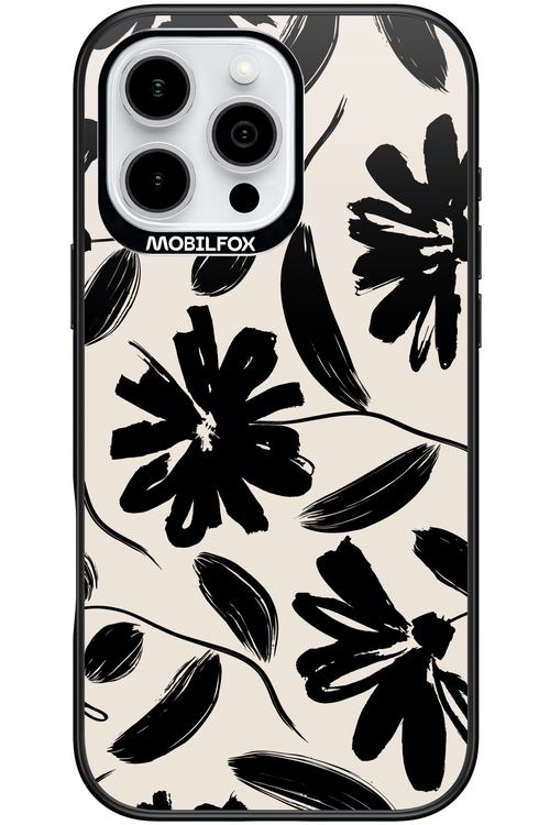 Monochrome Flowerss 2.0 - Apple iPhone 16 Pro Max