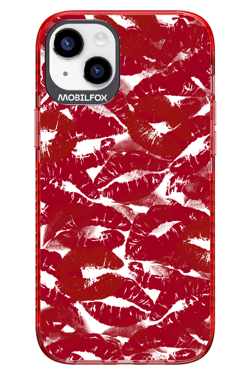 Burgundy and Kiss 2.0 - Apple iPhone 14 Plus