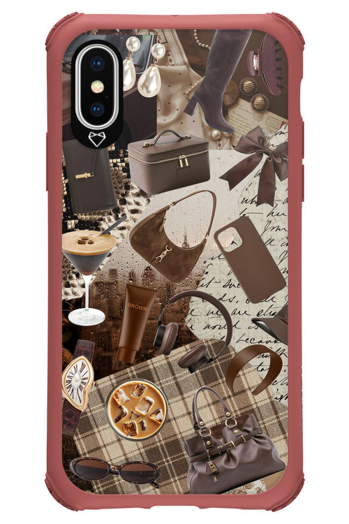 Brown Love - Apple iPhone XS