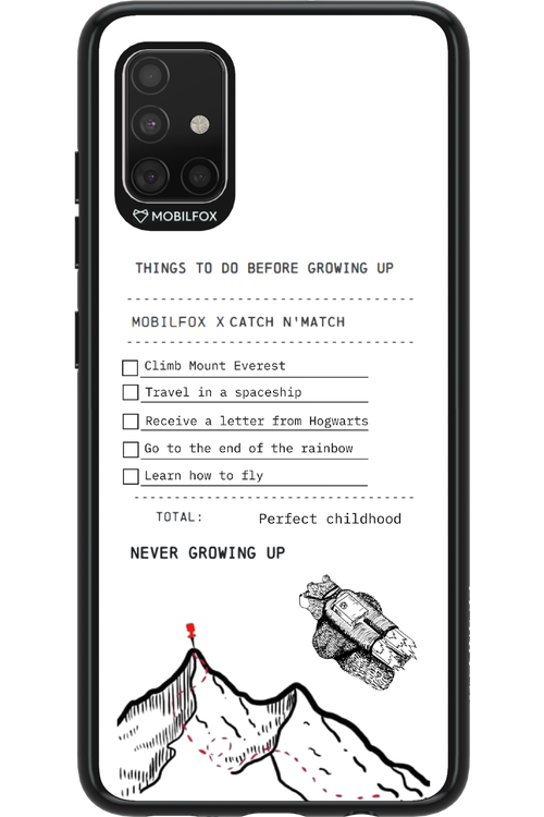 things to do before growing up - Samsung Galaxy A51