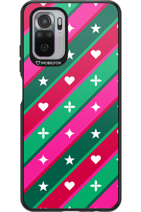 Christmas Stripes - Xiaomi Redmi Note 10