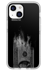 Money Burn B&W - Apple iPhone 13 Mini