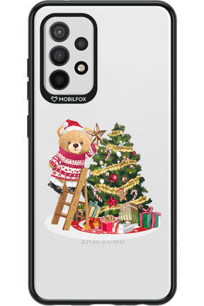 Christmas Bear (Transparent) - Samsung Galaxy A52 / A52 5G / A52s