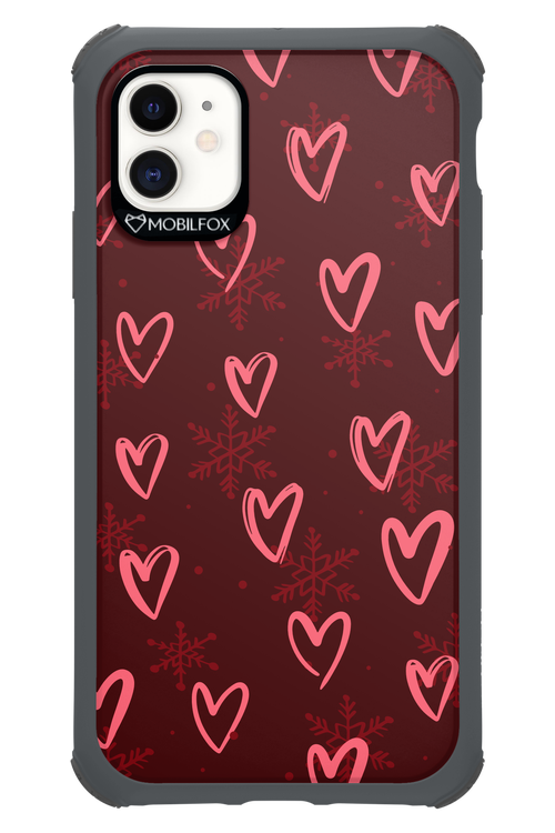 Christmas Hearts - Apple iPhone 11