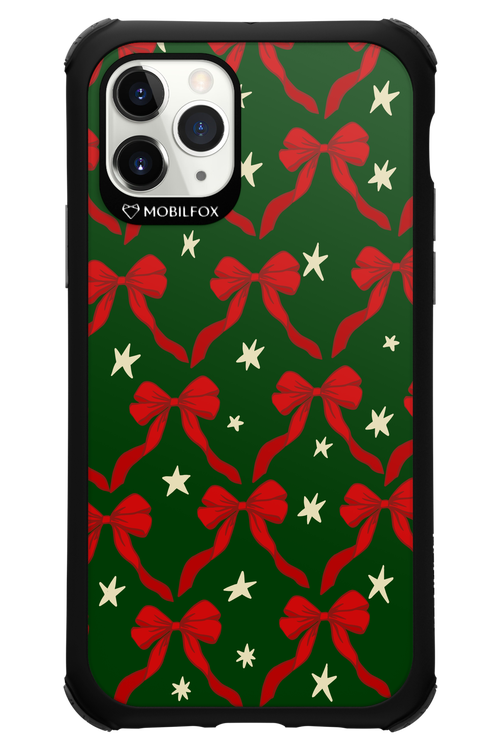 Bow & Stars (Green) - Apple iPhone 11 Pro