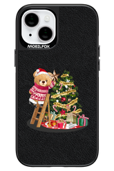 Christmas Bear (Leather) - Apple iPhone 14