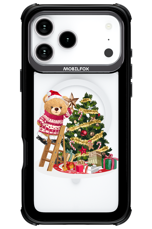 Christmas Bear (Transparent) - Apple iPhone 17 Pro Max