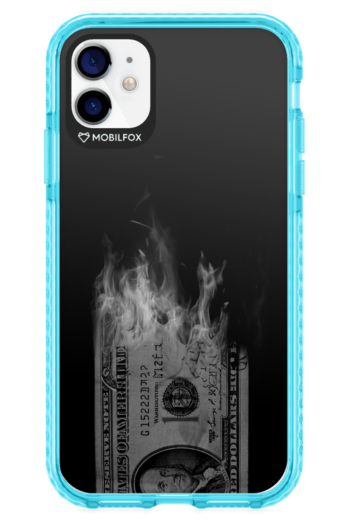Money Burn B&W 2.0 - Apple iPhone 11